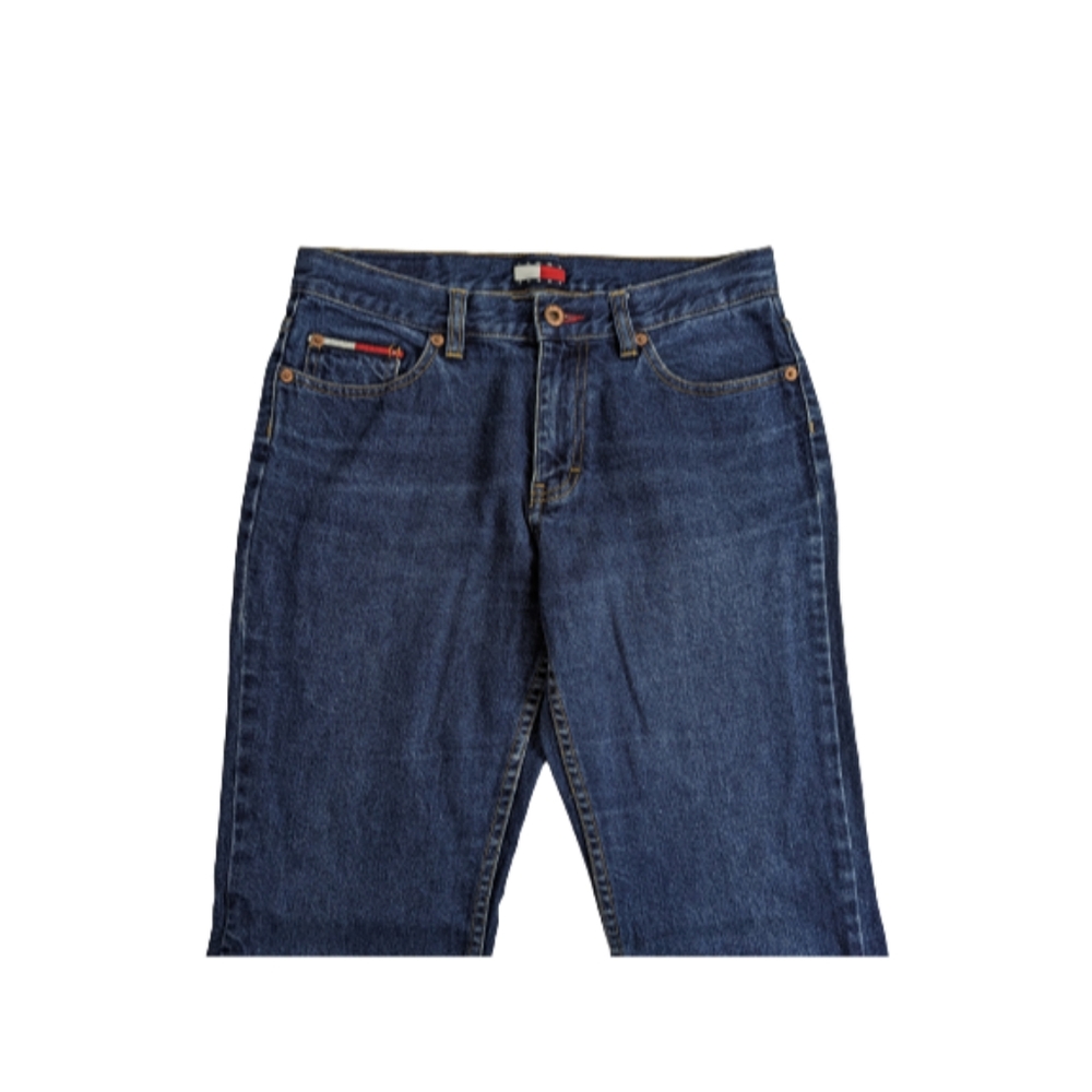 Tommy Hilfiger Vintage Leg Button Flare Jeans 7 - Picture 3 of 8